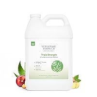 Veterinary Formula Solutions Triple Strength Dirty Dog Concentrated Shampoo,1 Gallon-DirtRepel Technology Cleans Extra Dirty and Smelly Dogs-Contains Wheat Protein,Shea Butter,Aloe,Vitamin E,Green