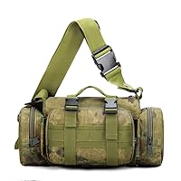 Outdoor Sports Hiking Pack Range Bag Molle Camouflage Tactical Camera Gear Bag - A-TACS FG