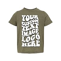 INK STITCH Unisex Toddler 3321 Custom Personalized Logo Image Artwork Printing Cotton T-Shirts