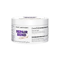 Marc Anthony Repairing Mask - Repairs, Strengthens & Maintains Hair Bonds - Eliminates Frizz & Breakage - Professional Treatment for Dry & Damaged Hair, 8 Oz