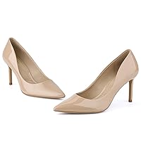 JENN ARDOR Women’s Heels Pumps 3.14”High Heel Shoes Women Classic Pointed Toe Stiletto Heel Shoes Sexy Office Party Event Dressy Pumps
