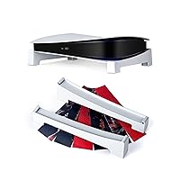 DEVASO PS5 Horizontal Stand, Accessories PS5 Horizontal Stand with 3 sets of Sticker for Playstation 5 Console(Only for Digital)
