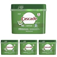 Cascade ActionPacs Fresh Scent Dishwasher Detergent 60 Count (Pack of 4)