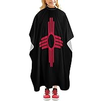 New Mexico State Flag Barber Cape Professional Hair Cutting Cape Cute Haircut Apron for Boys Girls