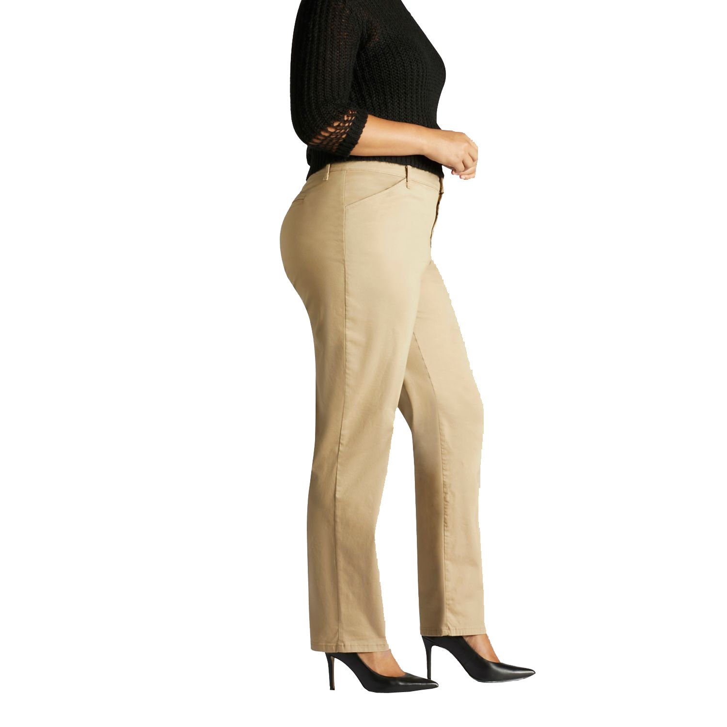 Lee Women's Plus Size Relaxed Fit All Day Straight Leg Pant