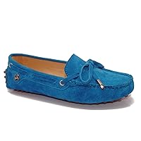 Minishion Womens Loafers & Slip-ons Suede Driving Shoes YB9602