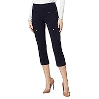 Women's Control Stretch Pull-on Cropped Cargo Pants