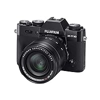 Fujifilm X-T10 Black Mirrorless Digital Camera Kit with XF18-55mm F2.8-4.0 R LM OIS Lens (Old Model)