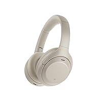 WH-1000XM4 Wireless Premium Noise Canceling Overhead Headphones with Mic for Phone-Call and Alexa Voice Control, Silver WH1000XM4