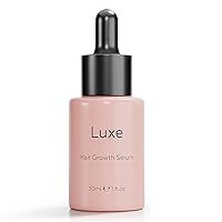 Luxe Cosmetics Hair Growth Serum - 30ml, Advanced Formula for Fuller, Healthier Hair, Reduces Hair Loss, Breakage and Shedding
