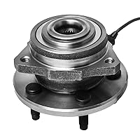 Front Right Wheel Hub and Bearing Assembly Passenger Side Compatible with 2002-2007 Jeep Liberty (4-Wheel ABS Only) AUQDD 513177 [5 Lug Hub, W/ABS]