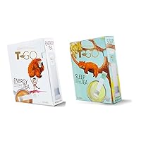 T-Go Sleepy & Energy Tea Bundle, On-The-Go, Herbal Tea for Day and Night, Convenient Stirring Tea Bag Sticks, 15 Count (Pack of 2)