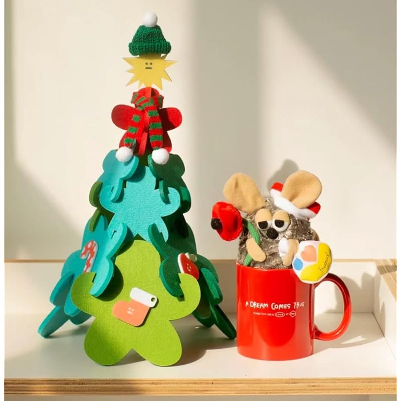 Mua Creative 3D DIY Felt Christmas Tree Assembly Kit with ...