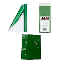 JAM Paper Saint Patricks Day Green gift bundle