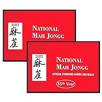 Géneric 2 Pcs National 2022 Mahjong Cards Large Print Card, Mah Jongg League Cards, 2022 Mahjong Card Official Hands and Rules