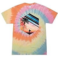 Surfer Paradise Cotton Candy Tie Dye Men's T-Shirt