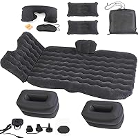 Inflatable Car Air Mattress Back Seat Bed Thickened Car Camping Air Mattress Bed with Air Pump,73