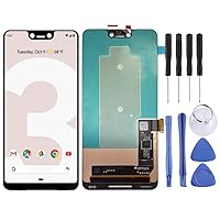 Mobile Phone Replacement Parts LCD Screen and Digitizer Full Assembly for Google Pixel 3 XL Telephone Accessorie (Color : Black)