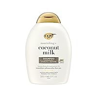 Nourishing Coconut Milk Shampoo for Strong, Healthy Hair with Coconut Oil, Egg White Protein, Sulfate-Free, 13 fl oz