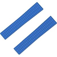 18mm 19mm watchband for Patek Strap for Philippe Belt Ladies Aquanaut 5067A 491PTK Rubber Watch Band (Color : Light Blue Strap, Size : 19mm no Buckle)