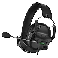Jeecoo J50 Stereo Gaming Headset with Clear Microphone, Folding Gaming Headphones Lightweight Portable Compatible for PS4 PS5 Xbox One PC & Laptop Computer