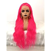 Red Lace Front Wig Human Hair 13x4 Lace Frontal Body Wave Wig Human Hair Pre Plucked with Baby Hair 130% Density Wigs for Woman with Natural Line (40inch, Red)