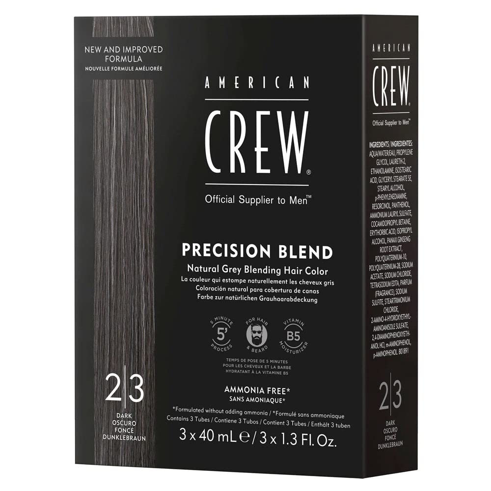 Men's Temporary Hair Color by American Crew, Temporary Hair Dye, Natural Gray Coverage