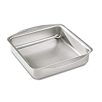 All-Clad 9000 D3 Stainless Ovenware 8x8 Inch Baking Pan, Stainless Steel, 8 by 8-Inch