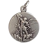SAINT MICHAEL THE ARCHANGEL MEDAL - THE PATRON SAINTS MEDALS- 100% MADE IN ITALY