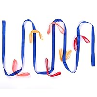 WALDOR 2 Packs Short Walking Rope with 12 Handles Outdoor Safety Daycare Rope for Preschool Kids Children Toddlers Daycare Schools Teachers, 12 Children 2 Adults(Assorted Color)
