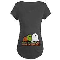 CafePress Baby Bump's 1St Halloween Maternity Dark T Shirt Women's Maternity Ruched Side T-Shirt