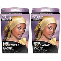 Firstline Evolve Essentials Satin Edge Wrap Scarf,Champagne,1 Count (Pack of 1)