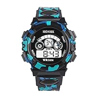 Outdoor Multifunction Watches,Fimkaul Kids Waterproof Sports Electronic Watches