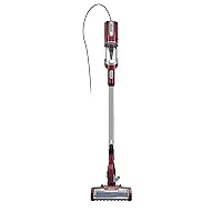 Shark HZ602 Ultralight Pet Pro Corded Stick Vacuum with PowerFins & Self-Cleaning Brushroll, Comet Red (Renewed)