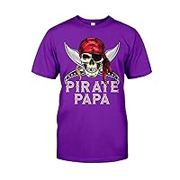 Pirate Papa Gift Jolly Roger Flag Dad Skull Halloween Daddy