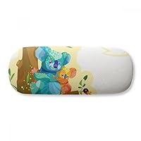 Australia Koala and Eucalypt Watercolor Glasses Case Eyeglasses Clam Shell Holder Storage Box