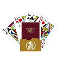 Flowers Chrysanthemums Blossom Beautifully Royal Flush Poker Playing Card Game