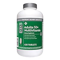Adults 50+ Multivitamin Dietary Supplement Tablets (400 Count)