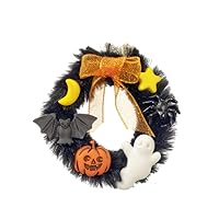 Melody Jane Dollhouse Halloween Wreath Spooky Front Door Accessory Miniature 1:12 Scale