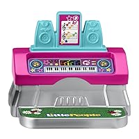 Fisher-Price Replacement Part Little People Inspired by Barbie Musical Patio Party Playset - HJW78 ~ Replacement Electronic Keyboard / Piano ~ Plays Cool Party Music!