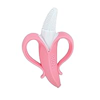 NanaNubs Banana Massaging Toothbrush - Baby Teething Toy - 3+ Months