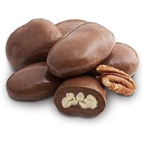Andy Anand Belgian Milk Chocolate Pecans Delectable in Amazing-Delicious-Decadent, Gift Boxed, Birthday, Valentine, Christmas, Mothers Fathers day, Gourmet Foods (1 lbs)