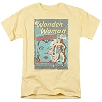 DC Comics Men's Ww Wanted Classic T-shirt XXX-Large Banana