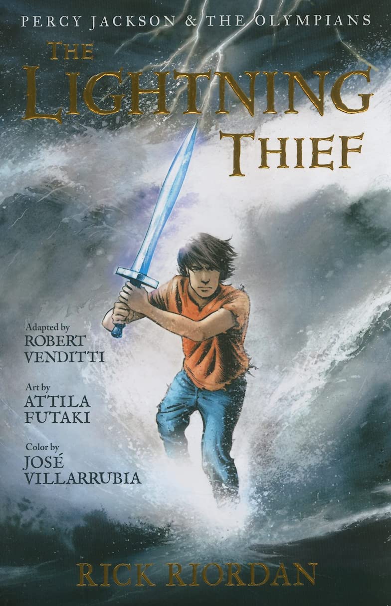 Top 46+ imagen percy jackson and the lightning thief graphic novel