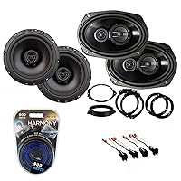 Compatible with Chevrolet Traverse 2018 Factory Speaker Upgrade Harmony R69 R65 Speakers New