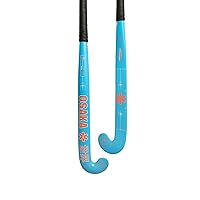 Osaka Vision 10 Show Bow Hockey Stick - Blue/Orange (2023) - 37.5 inch Light