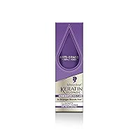 Keratin Blonde Anti Brass Purple Mask, 1 Application - Hair Dye Treatment Neutralizes Brassiness and Yellow Undertones, Hair Mask Strengthens Hair, Making it 3x Stronger
