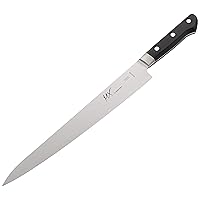 Mercer Culinary Mx3 Premium San Mai VG-10 Steel Core Blade Sujihiki Knife, 270mm10.6 Inch,Black