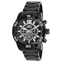 Invicta Men's 21488 Pro Diver Analog Display Japanese Quartz Black Watch