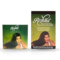 Reshma Beauty Classic Henna Hair Color | 100% Natural, For Soft Shiny Hair Raven Black & Henna (Mehndi/Heena) Cone Pack of 12
